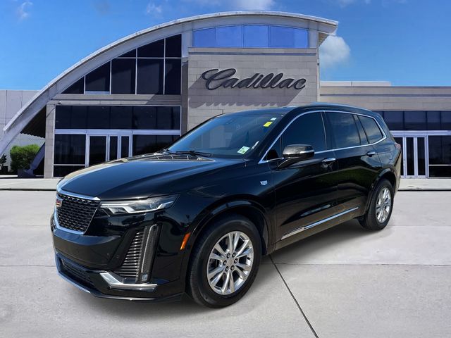 Stellar Black Metallic 2025 Cadillac XT6 Luxury FWD SUV / Crossover Front-Wheel Drive 9-Speed Automatic