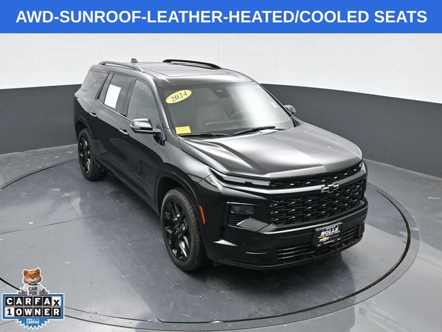 Mosaic Black Metallic 2024 Chevrolet Traverse SUV / Crossover Four-Wheel Drive 8-Speed Automatic