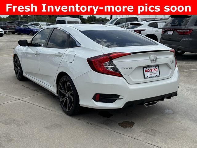 2021 Honda Civic Sport White at Emmons Autoplex
