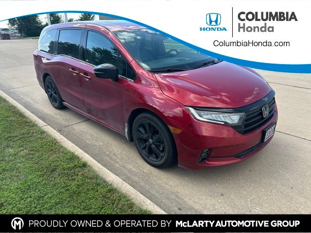 Radiant Red Metallic II 2024 Honda Odyssey Minivan Front-Wheel Drive Automatic