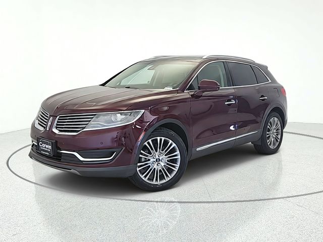 Red (Burgundy) 2017 Lincoln MKX SUV / Crossover Front-Wheel Drive 6-Speed Automatic