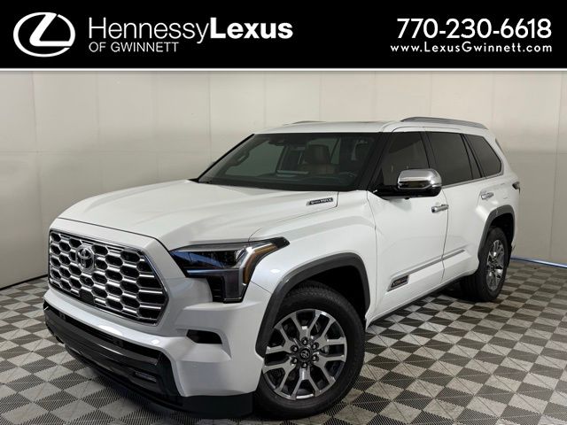 White (Wind Chill Pearl) 2026 Toyota Sequoia 1794 Edition 4WD SUV / Crossover Four-Wheel Drive Automatic