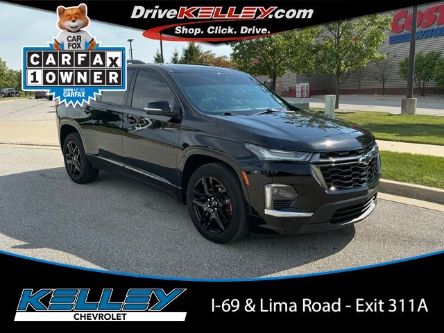 Mosaic Black Metallic 2023 Chevrolet Traverse SUV / Crossover Four-Wheel Drive 9-Speed Automatic