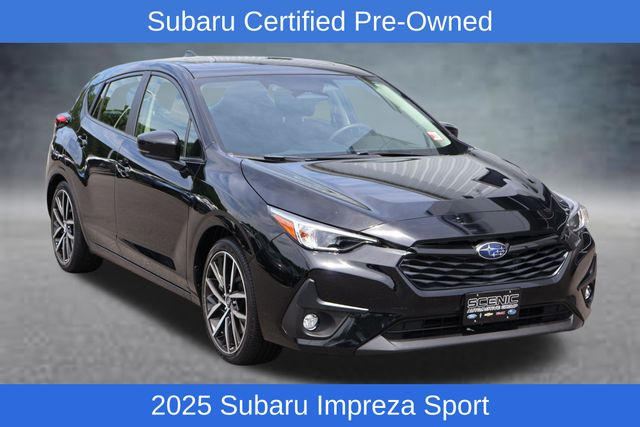 Crystal Black Silica 2025 Subaru Impreza Wagon All-Wheel Drive Continuously Variable Transmission