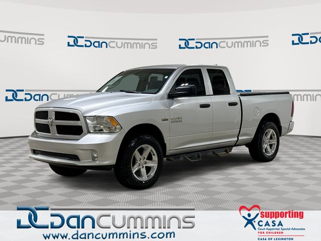 Bright Silver Clearcoat Metallic 2016 RAM 1500 Express Quad Cab 4WD Pickup Truck Four-Wheel Drive 8-Speed Automatic