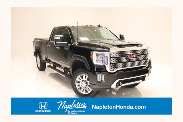 Onyx Black 2021 GMC Sierra 3500HD Denali Crew Cab 4WD Pickup Truck Four-Wheel Drive Automatic