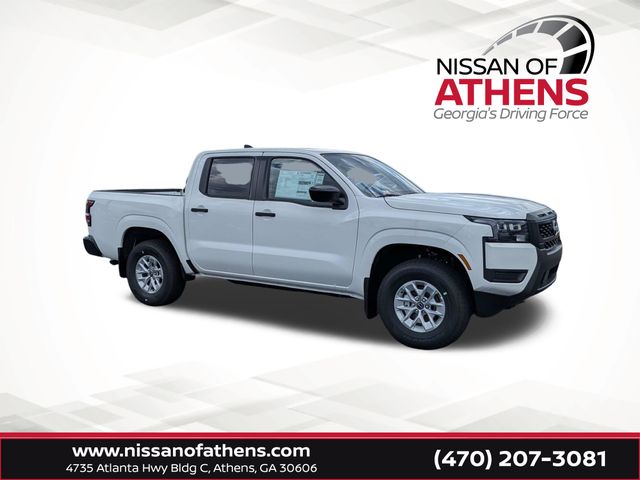 Glacier White 2026 Nissan Frontier Pickup Truck Four-Wheel Drive 9-Speed Automatic Overdrive