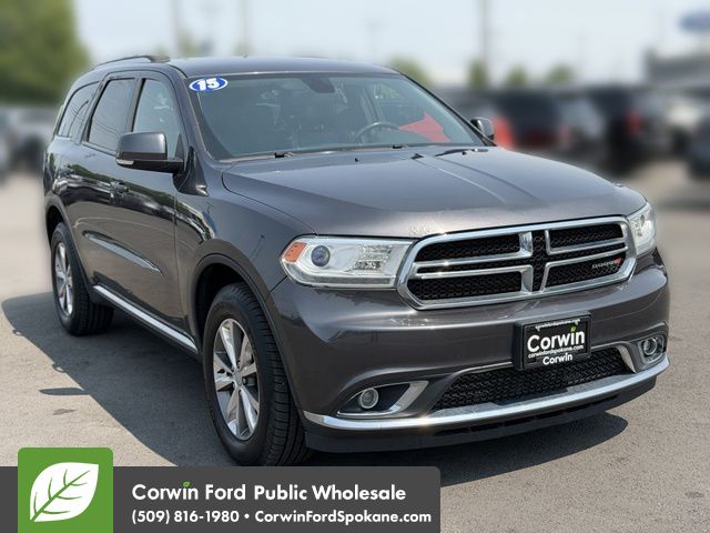 Gray (Granite Crystal Metallic Clearcoat) 2015 Dodge Durango SUV / Crossover All-Wheel Drive 8-Speed Automatic