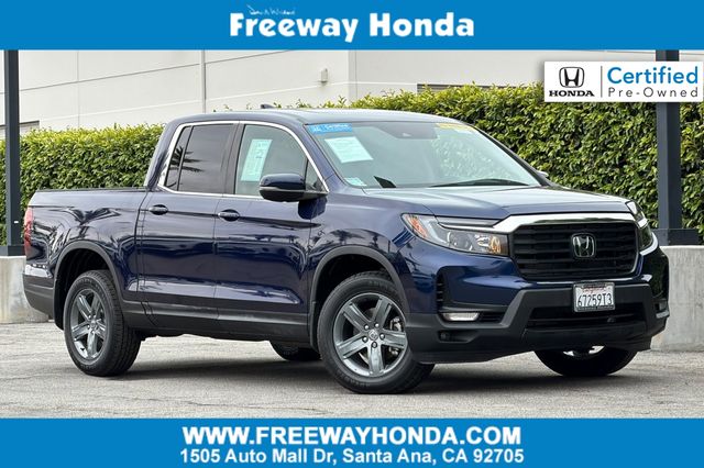 Black (Obsidian Blue Pearl) 2023 Honda Ridgeline RTL AWD Pickup Truck All-Wheel Drive 9-Speed Automatic