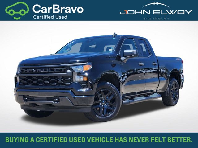 Black 2023 Chevrolet Silverado 1500 Pickup Truck Four-Wheel Drive 8-Speed Automatic