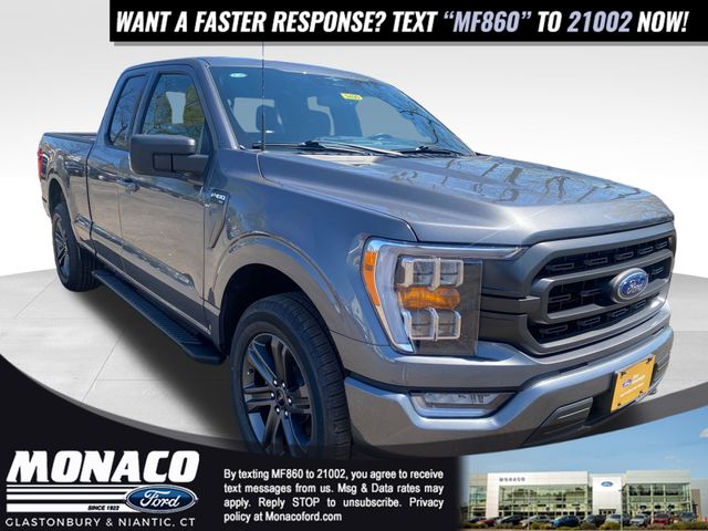 Gray Metallic 2023 Ford F-150 Pickup Truck Four-Wheel Drive Automatic