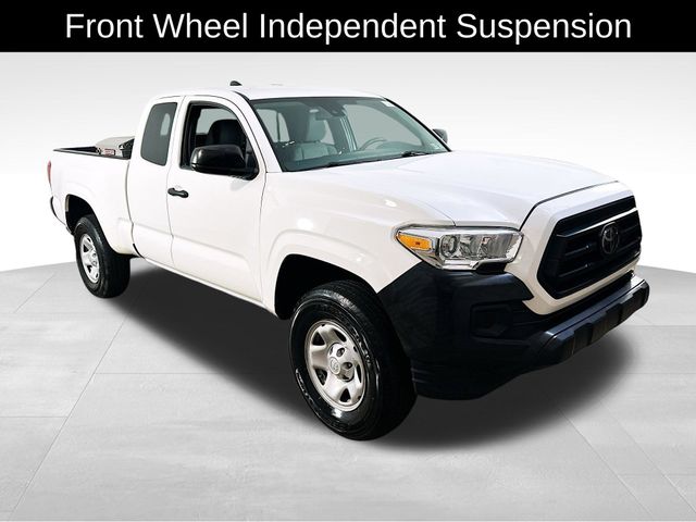 White 2022 Toyota Tacoma SR5 I4 Access Cab 4WD Pickup Truck Four-Wheel Drive 6-Speed Automatic
