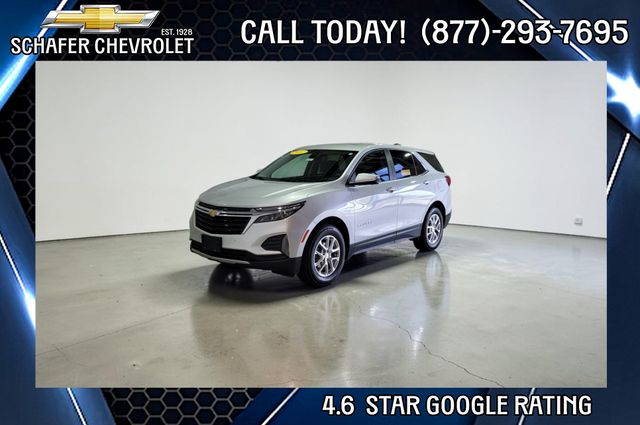 Silver Ice Metallic 2022 Chevrolet Equinox SUV / Crossover Four-Wheel Drive 6-Speed Automatic Overdrive