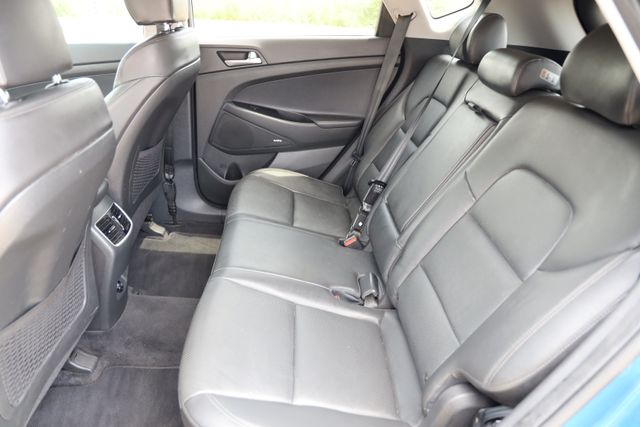 2021 Hyundai Tucson Limited Blue at Texan Dodge Chrysler Jeep Ram