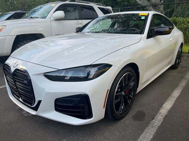Alpine White 2025 BMW 4 Series Coupe All-Wheel Drive 8-Speed Automatic