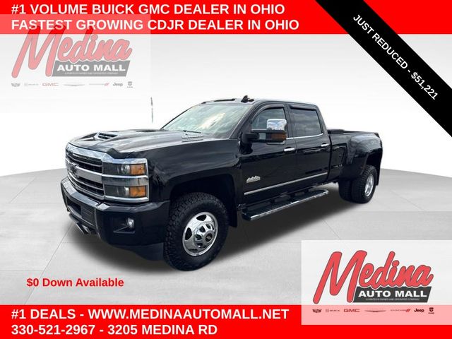 Black 2018 Chevrolet Silverado 3500HD Pickup Truck Four-Wheel Drive 6-Speed Automatic
