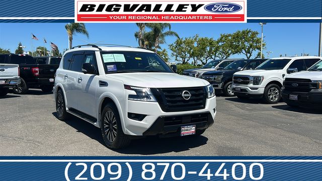 Aspen White 2023 Nissan Armada SUV / Crossover Four-Wheel Drive 7-Speed Automatic