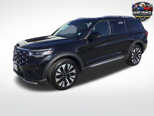 Black Metallic 2025 Ford Explorer Platinum AWD SUV / Crossover All-Wheel Drive Automatic