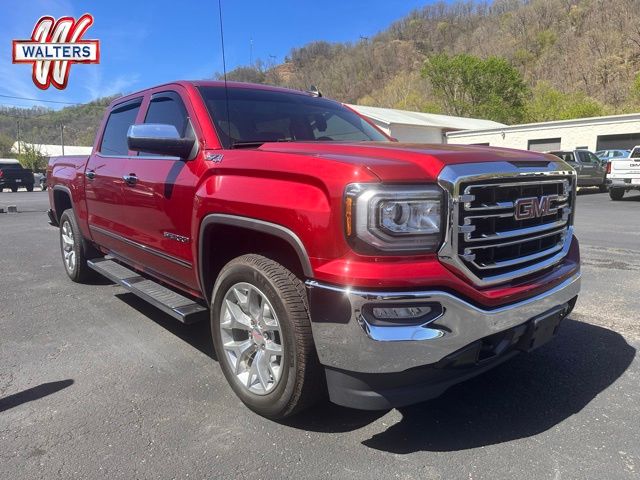 Red Quartz Tintcoat 2018 GMC Sierra 1500 SLT Crew Cab 4WD Pickup Truck Four-Wheel Drive 6-Speed Automatic Overdrive