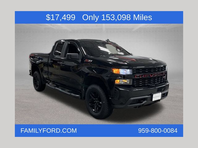 Black 2019 Chevrolet Silverado 1500 Pickup Truck Four-Wheel Drive 6-Speed Automatic Overdrive