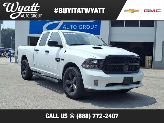 Bright White Clearcoat 2021 RAM 1500 Pickup Truck Four-Wheel Drive 8-Speed Automatic