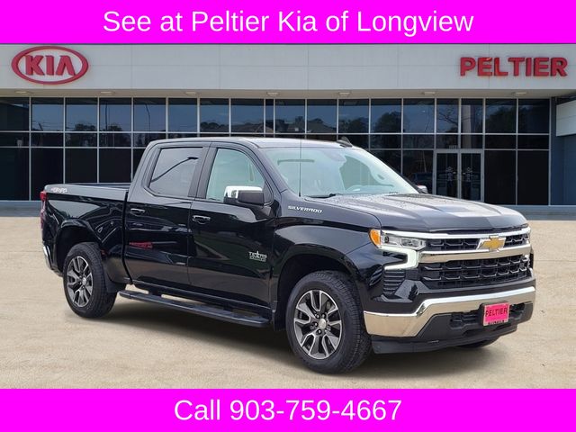 Black 2022 Chevrolet Silverado 1500 Pickup Truck Four-Wheel Drive 8-Speed Automatic