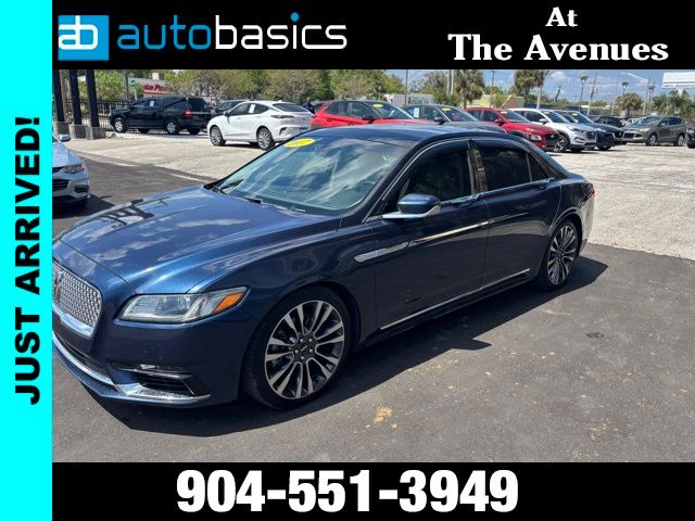 Sapphire Blue 2017 Lincoln Continental Reserve FWD Sedan Front-Wheel Drive 6-Speed Automatic