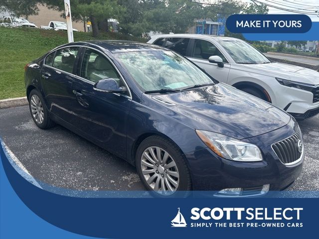 Midnight Blue Metallic 2012 Buick Regal Sedan 6-Speed Automatic Overdrive