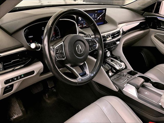 2022 Acura MDX Technology Blue at Spitzer Acura