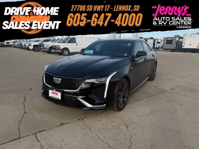 Black 2025 Cadillac CT4 Sport AWD Sedan All-Wheel Drive 8-Speed Automatic