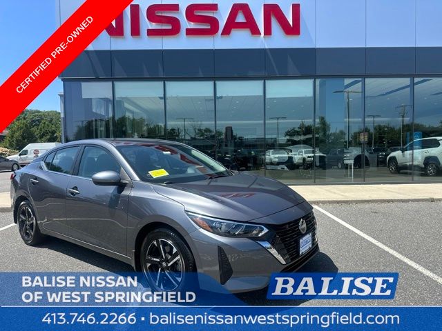 Gray (Gun Metallic) 2025 Nissan Sentra Sedan Front-Wheel Drive Continuously Variable Transmission