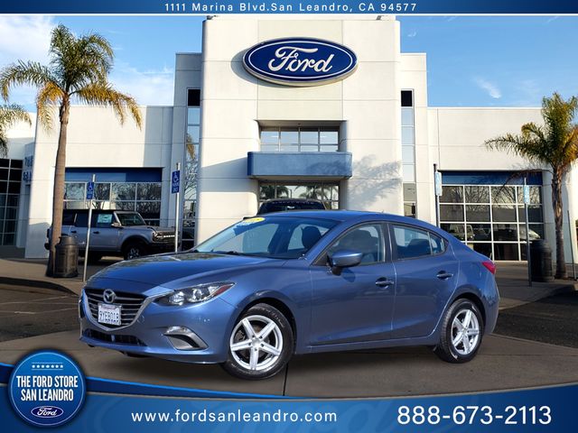 Blue Reflex Mica 2015 Mazda MAZDA3 Sedan Front-Wheel Drive 6-Speed Automatic