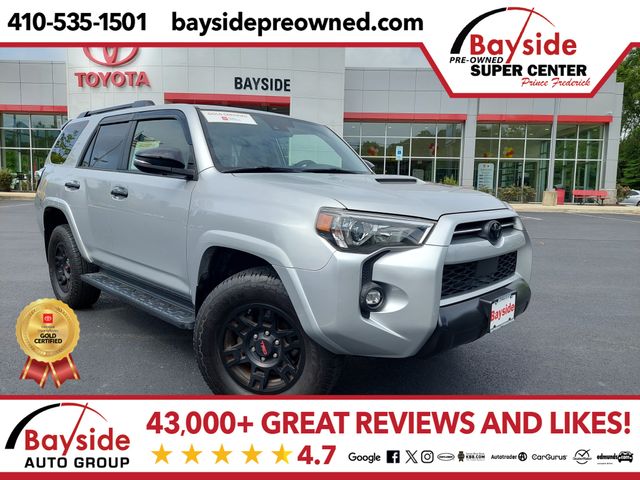Classic Silver Metallic 2021 Toyota 4Runner SUV / Crossover Four-Wheel Drive 5-Speed Automatic Overdrive
