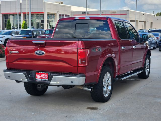 2017 Ford F-150 Lariat Red at Bravo Nissan
