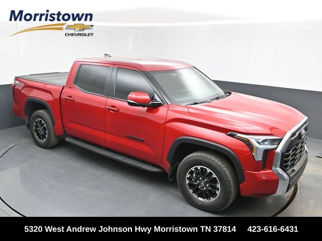 Supersonic Red 2025 Toyota Tundra SR5 CrewMax Cab 4WD Pickup Truck Four-Wheel Drive Automatic