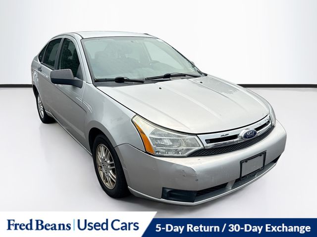 Ingot Silver Metallic 2011 Ford Focus Sedan Front-Wheel Drive 4-Speed Automatic