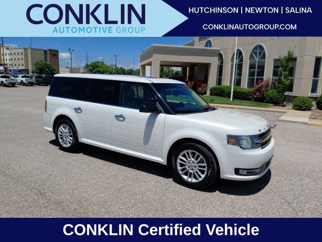 White Platinum Clearcoat Metallic 2015 Ford Flex SUV / Crossover Front-Wheel Drive 6-Speed Automatic