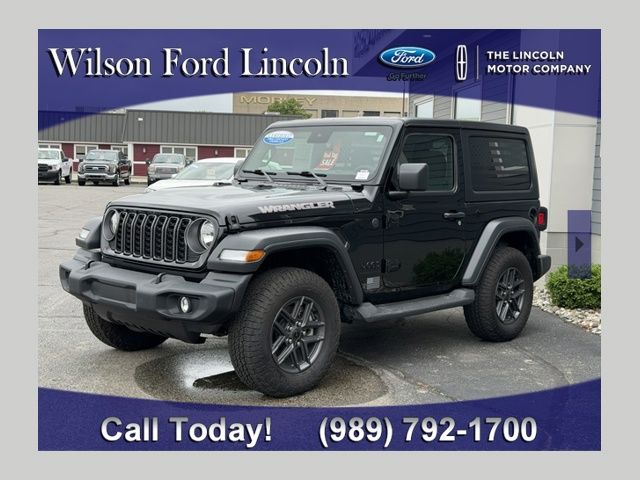 Black Clearcoat 2025 Jeep Wrangler SUV / Crossover Four-Wheel Drive 8-Speed Automatic