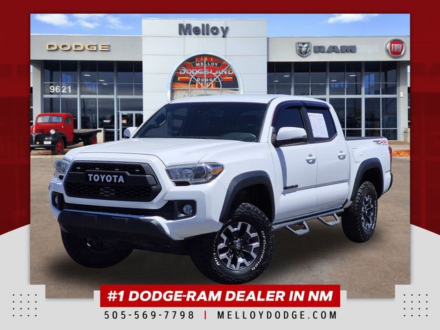 Super White 2019 Toyota Tacoma Pickup Truck Four-Wheel Drive 6-Speed Automatic
