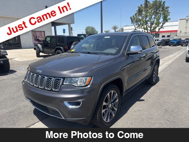 Gray (Granite Crystal Metallic Clearcoat) 2018 Jeep Grand Cherokee Limited SUV / Crossover 4X2 8-Speed Automatic
