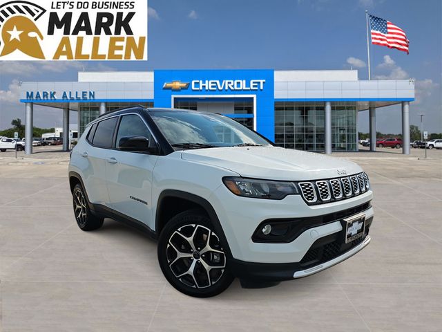 Bright White Clearcoat 2025 Jeep Compass SUV / Crossover Four-Wheel Drive 8-Speed Automatic