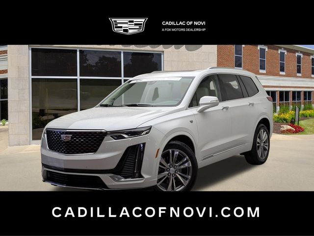 Crystal White Tricoat 2023 Cadillac XT6 Premium Luxury AWD SUV / Crossover Four-Wheel Drive 9-Speed Automatic