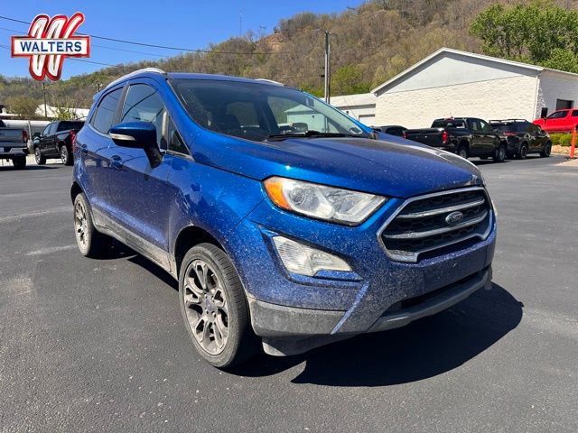 Lightning Blue Metallic 2020 Ford EcoSport Titanium AWD SUV / Crossover All-Wheel Drive 6-Speed Automatic