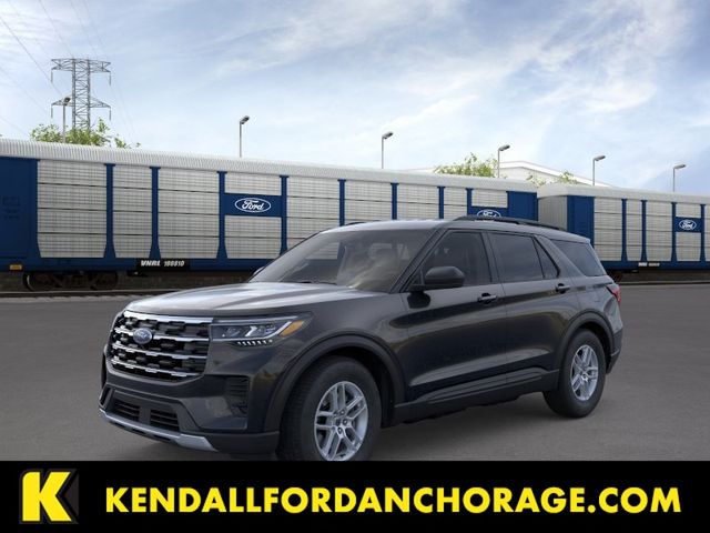 Black Metallic 2026 Ford Explorer Active AWD SUV / Crossover All-Wheel Drive Automatic