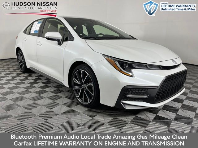 Pearl 2022 Toyota Corolla Sedan Front-Wheel Drive Continuously Variable Transmission