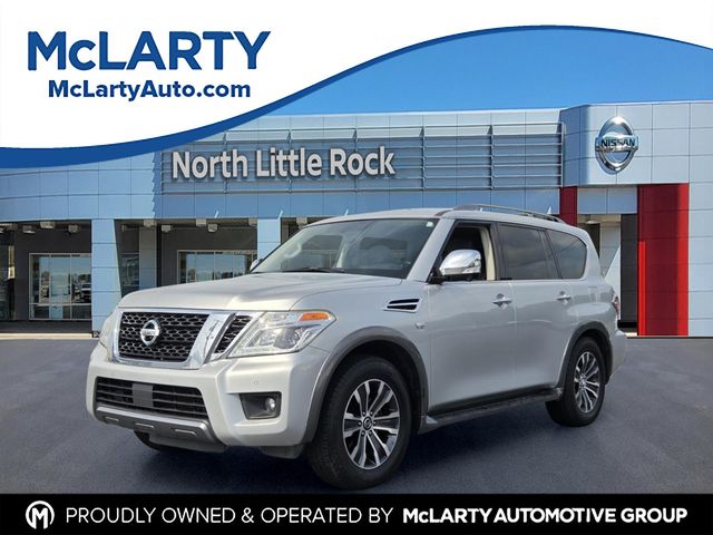 Brilliant Silver Metallic 2019 Nissan Armada SL 4WD SUV / Crossover Four-Wheel Drive 7-Speed Automatic