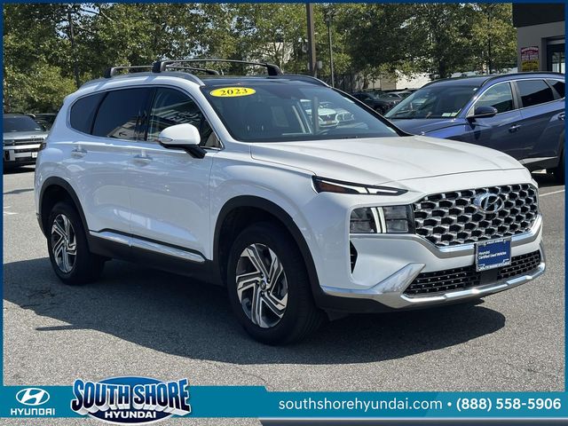 White Pearl 2023 Hyundai Santa Fe SUV / Crossover All-Wheel Drive 8-Speed Automatic