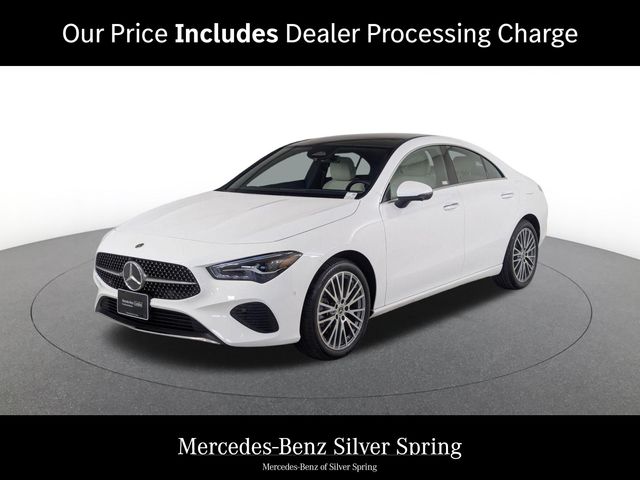 Polar White 2026 Mercedes-Benz CLA Coupe All-Wheel Drive 8-Speed Dual Clutch