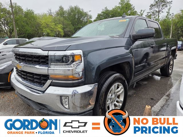 Gray (Graphite Metallic) 2018 Chevrolet Silverado 1500 LT Crew Cab RWD Pickup Truck 4X2 6-Speed Automatic Overdrive