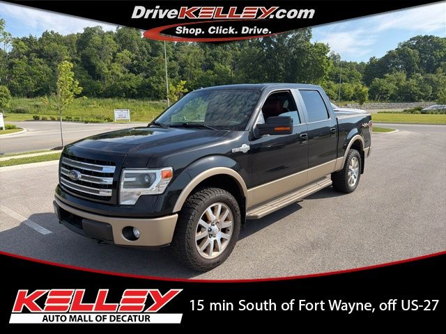 Tuxedo Black Metallic 2013 Ford F-150 King Ranch SuperCrew 4WD Pickup Truck Four-Wheel Drive 6-Speed Automatic